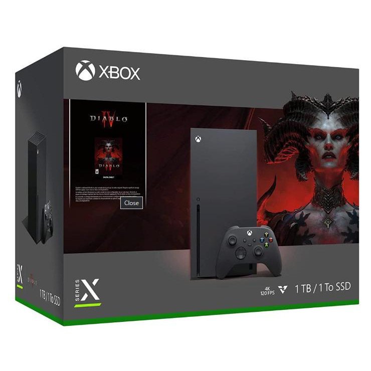 Стаціонарна ігрова приставка Microsoft Xbox Series X 1 TB Diablo IV Bundle (RRT-00035) НОВИНКА